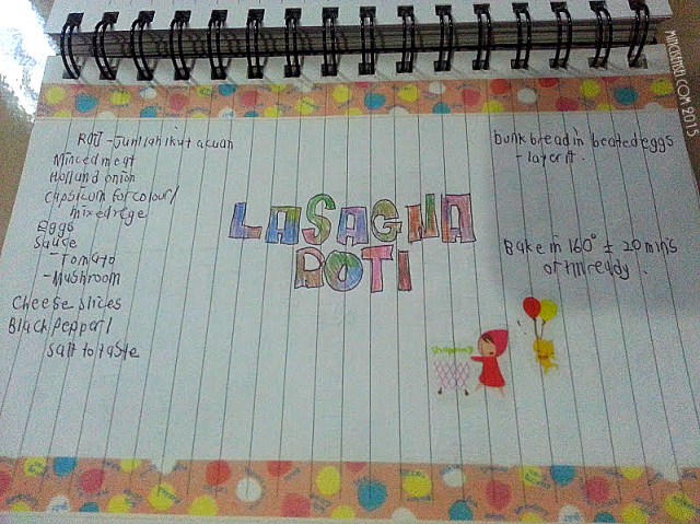 dah buat tapi tak jadi plak... 